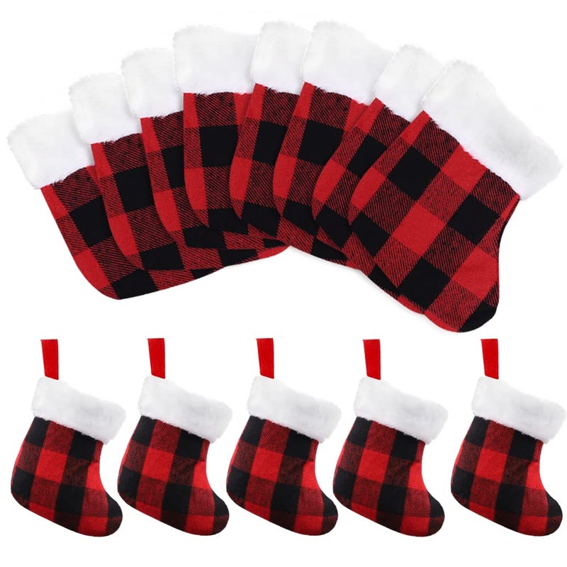 XIMISHOP 4PCS Christmas Stockings with Name Tags  18inch Large Personalized Cable Knitted Xmas Hanging Stocking Decorations for Holiday Christmas Party Family Decor (Red) - Image 2